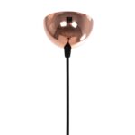 GLOBOSTAR® SOLON 201-0060 Μοντέρνο Κρεμαστό Φωτιστικό Οροφής με Ντουί 1 x E27 AC 220-240V IP20 - Μαύρο & Μελί - Μ16 x Π16 x Υ26cm - Image 10