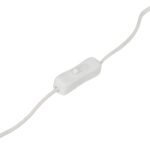 GLOBOSTAR® LUMO 201-0070 Μοντέρνο Επιδαπέδιο Φωτιστικό με Ντουί 1 x E27 AC 220-240V IP20 - Μπεζ & Μαύρο - Μ37 x Π36 x Υ136cm - Image 8