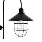 GLOBOSTAR® BLAZEO 201-0079 Vintage Κρεμαστό Φωτιστικό Οροφής με Ντουί 3 x E27 AC 220-240V IP20 - Μαύρο - Μ42 x Π42 x Υ66cm - Image 8