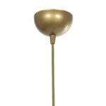 GLOBOSTAR® GLOMIA 201-0085 Vintage Κρεμαστό Φωτιστικό Οροφής με Ντουί 1 x E27 AC 220-240V IP20 - Χρυσό - Μ14 x Π14 x Υ27cm - Image 9