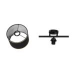 GLOBOSTAR® GLOWEN 201-0087 Vintage Φωτιστικό Οροφής με Ντουί 1 x E27 AC 220-240V IP20 - Μαύρο & Χρυσό - Μ30 x Π20 x Υ20cm - Image 9