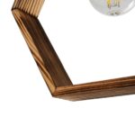 GLOBOSTAR® EMBER 201-0102 Vintage Κρεμαστό Φωτιστικό Οροφής με Ντουί 3 x E27 AC 220-240V IP20 - Καφέ & Μαύρο - Μ50 x Π50 x Υ70cm - Image 8