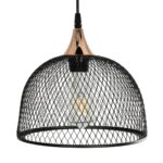 GLOBOSTAR® FLICKA 201-0113 Vintage Κρεμαστό Φωτιστικό Οροφής με Ντουί 3 x E27 AC 220-240V IP20 - Μαύρο & Χάλκινο - Μ55 x Π55 x Υ65cm - Image 7