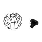 GLOBOSTAR® BITUIN 201-0116 Μοντέρνο Φωτιστικό Οροφής με Ντουί 1 x E27 AC 220-240V IP20 - Μαύρο - Μ21 x Π21 x Υ18cm - Image 8