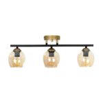 GLOBOSTAR® RADIAM 201-0122 Vintage Φωτιστικό Οροφής με Ντουί 3 x E27 AC 220-240V IP20 - Πολύχρωμο - Μ60 x Π13 x Υ16cm - Image 4