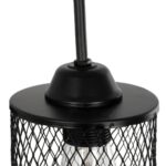 GLOBOSTAR® HANDANG 201-0123 Vintage Φωτιστικό Τοίχου - Απλίκα με Ντουί 1 x E27 AC 220-240V IP20 - Μαύρο - Μ12 x Π24 x Υ34cm - Image 6