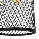 GLOBOSTAR® HANDANG 201-0123 Vintage Φωτιστικό Τοίχου - Απλίκα με Ντουί 1 x E27 AC 220-240V IP20 - Μαύρο - Μ12 x Π24 x Υ34cm - Image 7