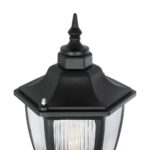 GLOBOSTAR® ENGLAND 202-0011 Vintage Φωτιστικό Τοίχου - Απλίκα με Ντουί 1 x E27 AC 220-240V IP44 - Μαύρο - Μ25 x Π20 x Υ42cm - Image 6