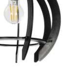 GLOBOSTAR® VIVIDUS 202-0028 Μοντέρνο Κρεμαστό Φωτιστικό Οροφής με Ντουί 1 x E27 AC 220-240V IP20 - Μαύρο - Μ27 x Π27 x Υ27cm - Image 9