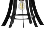 GLOBOSTAR® VIVIDUS 202-0029 Μοντέρνο Κρεμαστό Φωτιστικό Οροφής με Ντουί 1 x E27 AC 220-240V IP20 - Μαύρο - Μ30 x Π30 x Υ29cm - Image 9