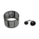 GLOBOSTAR® DOMINIC 202-0030 Μοντέρνο Κρεμαστό Φωτιστικό Οροφής με Ντουί 1 x E27 AC 220-240V IP20 - Μαύρο - Μ27 x Π27 x Υ29cm - Image 11