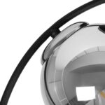 GLOBOSTAR® CITY 202-0040 Μοντέρνο Φωτιστικό Οροφής με Ντουί 2 x E27 AC 220-240V IP20 - Διάφανο & Μαύρο - Μ45 x Π15 x Υ55cm - Image 8