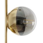 GLOBOSTAR® CITY 202-0044 Μοντέρνο Κρεμαστό Φωτιστικό Οροφής με Ντουί 2 x E27 AC 220-240V IP20 - Χρυσό & Διάφανο - Μ35 x Π16 x Υ42cm - Image 8