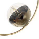 GLOBOSTAR® CITY 202-0046 Μοντέρνο Φωτιστικό Οροφής με Ντουί 2 x E27 AC 220-240V IP20 - Διάφανο & Χρυσό - Μ45 x Π15 x Υ55cm - Image 7