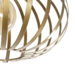 GLOBOSTAR® STAR 202-0050 Μοντέρνο Φωτιστικό Οροφής με Ντουί 1 x E27 AC 220-240V IP20 - Χρυσό - Μ40 x Π40 x Υ27cm - Image 9