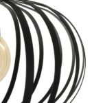 GLOBOSTAR® STAR 202-0051 Μοντέρνο Φωτιστικό Οροφής με Ντουί 1 x E27 AC 220-240V IP20 - Μαύρο - Μ40 x Π40 x Υ27cm - Image 8