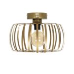 GLOBOSTAR® STAR 202-0053 Μοντέρνο Φωτιστικό Οροφής με Ντουί 1 x E27 AC 220-240V IP20 - Χρυσό - Μ40 x Π40 x Υ27cm - Image 4