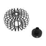 GLOBOSTAR® STAR 202-0054 Μοντέρνο Φωτιστικό Οροφής με Ντουί 1 x E27 AC 220-240V IP20 - Μαύρο - Μ40 x Π40 x Υ27cm - Image 10