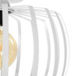 GLOBOSTAR® STAR 202-0055 Μοντέρνο Φωτιστικό Οροφής με Ντουί 1 x E27 AC 220-240V IP20 - Λευκό - Μ40 x Π40 x Υ27cm - Image 8