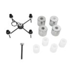 GLOBOSTAR® SHORD 202-0056 Μοντέρνο Κρεμαστό Φωτιστικό Οροφής με Ντουί 4 x E27 AC 220-240V IP20 - Μαύρο & Μαύρο Φιμέ - Μ57 x Π57 x Υ37cm - Image 11