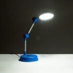 GLOBOSTAR® MICHEL 202-0063 Μοντέρνο Επιτραπέζιο Φωτιστικό Γραφείου LED 6W 540lm 120° AC 220-240V IP20 Ψυχρό Λευκό 6000K - Lumileds SMD Chip - Μπλε - Μ15 x Π15 x Υ51cm - 2 Χρόνια Εγγύηση - Image 3