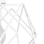 GLOBOSTAR® VORTEX 203-0001 Μοντέρνο Κρεμαστό Φωτιστικό Οροφής με Ντουί 1 x E27 AC 220-240V IP20 - Λευκό - Μ23.5 x Π23.5 x Υ20cm - Image 8