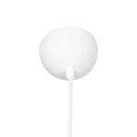 GLOBOSTAR® VORTEX 203-0001 Μοντέρνο Κρεμαστό Φωτιστικό Οροφής με Ντουί 1 x E27 AC 220-240V IP20 - Λευκό - Μ23.5 x Π23.5 x Υ20cm - Image 9