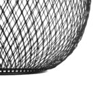 GLOBOSTAR® WIRE 203-0004 Μοντέρνο Κρεμαστό Φωτιστικό Οροφής με Ντουί 1 x E27 AC 220-240V IP20 - Μαύρο & Χάλκινο - Μ25 x Π25 x Υ30cm - Image 9