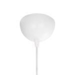 GLOBOSTAR® WIRE 203-0005 Μοντέρνο Κρεμαστό Φωτιστικό Οροφής με Ντουί 1 x E27 AC 220-240V IP20 - Λευκό & Χρυσό - Μ25 x Π25 x Υ30cm - Image 10