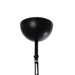 GLOBOSTAR® GATSBY 203-0007 Vintage Κρεμαστό Φωτιστικό Οροφής με Ντουί 1 x E27 AC 220-240V IP20 - Μαύρο & Μπεζ - Μ25 x Π25 x Υ25cm - Image 9