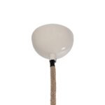 GLOBOSTAR® TULUB 203-0010 Vintage Κρεμαστό Φωτιστικό Οροφής με Ντουί 1 x E27 AC 220-240V IP20 - Λευκό & Μπεζ - Μ33 x Π33 x Υ30cm - Image 9