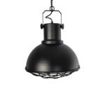 GLOBOSTAR® SIERRA 203-0011 Vintage Κρεμαστό Φωτιστικό Οροφής με Ντουί 1 x E27 AC 220-240V IP20 - Μαύρο & Χρυσό - Μ30 x Π30 x Υ40cm - Image 5