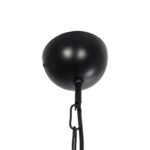 GLOBOSTAR® SIERRA 203-0011 Vintage Κρεμαστό Φωτιστικό Οροφής με Ντουί 1 x E27 AC 220-240V IP20 - Μαύρο & Χρυσό - Μ30 x Π30 x Υ40cm - Image 9