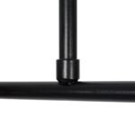 GLOBOSTAR® LATTICE 203-0017 Μοντέρνο Φωτιστικό Οροφής με Ντουί 6 x E27 AC 220-240V IP20 - Μαύρο & Μπρούτζινο - Μ120 x Π32 x Υ32cm - Image 10