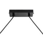 GLOBOSTAR® LATTICE 203-0018 Μοντέρνο Κρεμαστό Φωτιστικό Οροφής με Ντουί 4 x E27 AC 220-240V IP20 - Μαύρο & Μπρούτζινο - Μ78 x Π15 x Υ81cm - Image 9