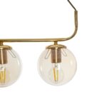 GLOBOSTAR® LATTICE 203-0019 Μοντέρνο Κρεμαστό Φωτιστικό Οροφής με Ντουί 4 x E27 AC 220-240V IP20 - Χρυσό - Μ78 x Π15 x Υ81cm - Image 8