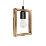 GLOBOSTAR® EDISON 203-0020 Vintage Κρεμαστό Φωτιστικό Οροφής με Ντουί 1 x E27 AC 220-240V IP20 - Μπεζ & Μαύρο - Μ19 x Π5 x Υ22cm - Image 5