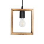 GLOBOSTAR® EDISON 203-0020 Vintage Κρεμαστό Φωτιστικό Οροφής με Ντουί 1 x E27 AC 220-240V IP20 - Μπεζ & Μαύρο - Μ19 x Π5 x Υ22cm - Image 8