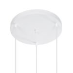 GLOBOSTAR® YASAM 203-0023 Vintage Κρεμαστό Φωτιστικό Οροφής με Ντουί 3 x E27 AC 220-240V IP20 - Λευκό - Μ42 x Π42 x Υ54cm - Image 9