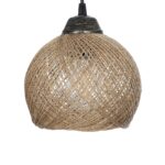 GLOBOSTAR® YASAM 203-0025 Vintage Κρεμαστό Φωτιστικό Οροφής με Ντουί 3 x E27 AC 220-240V IP20 - Καφέ - Μ42 x Π42 x Υ54cm - Image 8