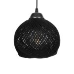 GLOBOSTAR® YASAM 203-0026 Vintage Κρεμαστό Φωτιστικό Οροφής με Ντουί 3 x E27 AC 220-240V IP20 - Μαύρο - Μ45 x Π18 x Υ30cm - Image 7