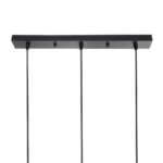 GLOBOSTAR® YASAM 203-0026 Vintage Κρεμαστό Φωτιστικό Οροφής με Ντουί 3 x E27 AC 220-240V IP20 - Μαύρο - Μ45 x Π18 x Υ30cm - Image 9