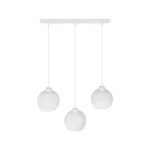 GLOBOSTAR® YASAM 203-0027 Vintage Κρεμαστό Φωτιστικό Οροφής με Ντουί 3 x E27 AC 220-240V IP20 - Λευκό - Μ45 x Π18 x Υ30cm - Image 6