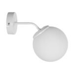 GLOBOSTAR® DALPH 203-0035 Vintage Φωτιστικό Τοίχου - Απλίκα με Ντουί 1 x E27 AC 220-240V IP20 - Λευκό - M15 x Π25 x Υ22cm - Image 5