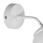 GLOBOSTAR® DALPH 203-0035 Vintage Φωτιστικό Τοίχου - Απλίκα με Ντουί 1 x E27 AC 220-240V IP20 - Λευκό - M15 x Π25 x Υ22cm - Image 7