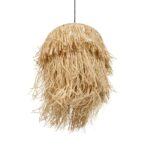 GLOBOSTAR® WEG 203-0036 Boho Κρεμαστό Φωτιστικό Οροφής με Ντουί 1 x E27 AC 220-240V IP20 - Μπεζ - M45 x Π45 x Υ53cm - Image 6