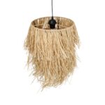 GLOBOSTAR® WEG 203-0036 Boho Κρεμαστό Φωτιστικό Οροφής με Ντουί 1 x E27 AC 220-240V IP20 - Μπεζ - M45 x Π45 x Υ53cm - Image 7