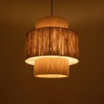 GLOBOSTAR® SALTO 203-0037 Boho Κρεμαστό Φωτιστικό Οροφής με Ντουί 1 x E27 AC 220-240V IP20 - Μπεζ - M40 x Π40 x Υ42cm - Image 3