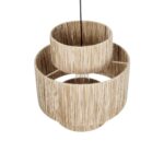 GLOBOSTAR® SALTO 203-0037 Boho Κρεμαστό Φωτιστικό Οροφής με Ντουί 1 x E27 AC 220-240V IP20 - Μπεζ - M40 x Π40 x Υ42cm - Image 7