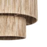 GLOBOSTAR® SALTO 203-0037 Boho Κρεμαστό Φωτιστικό Οροφής με Ντουί 1 x E27 AC 220-240V IP20 - Μπεζ - M40 x Π40 x Υ42cm - Image 9